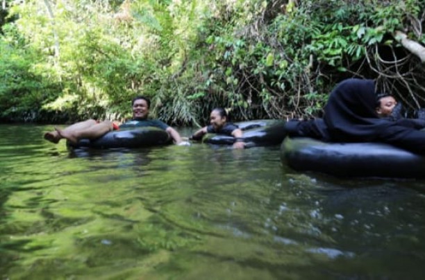 Bukit Pendam Suguhkan Wisata Arum Jeram Pertama di Inhil