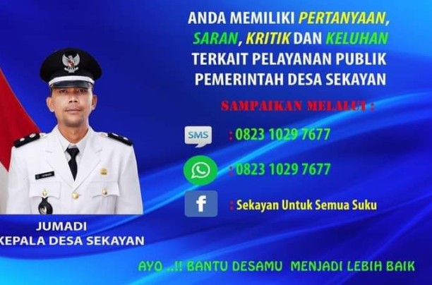 Desa Sekayan Miliki Call Center Pengaduan