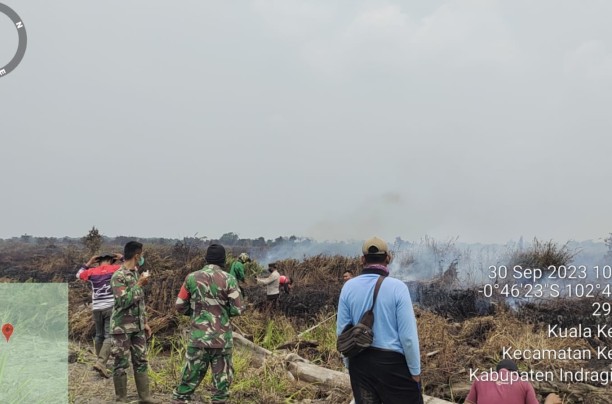 Puluhan Hektar Lahan Masyarakat Sekayan dilahap si Jago Merah